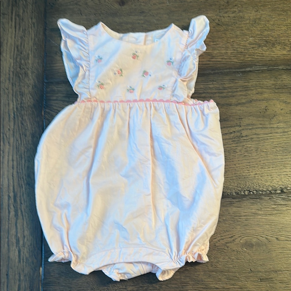 Adorable Pink Baby Romper